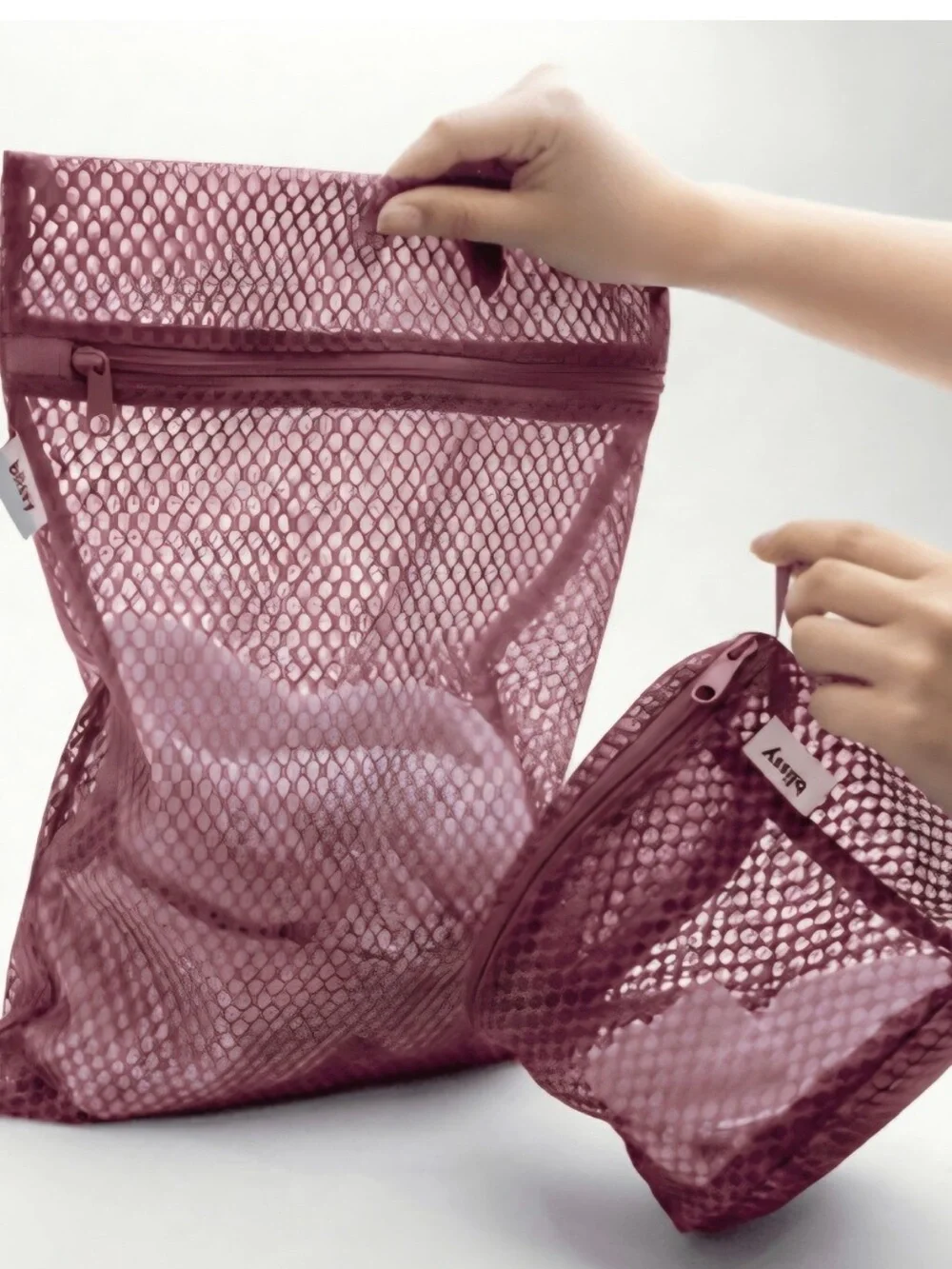 Blissy 3-Piece Garment & Accessory Storage Set in Mauve
